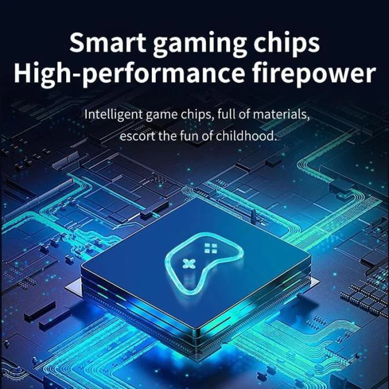 Unleash Epic Gaming Adventures with the Ntaanoo 2025 New Video Gamepad Console - 2.4G Dual Wireless Controller, 4K Graphics, and 42,000 Classic Retro Games - Perfect Christmas Gift for Boys!