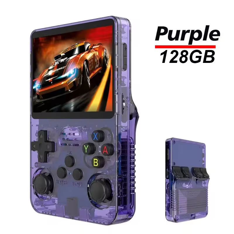 R36S Portable Handheld Game Console - 3.5-Inch IPS Screen with 20,000 Classic Retro Games & Long-Lasting Battery